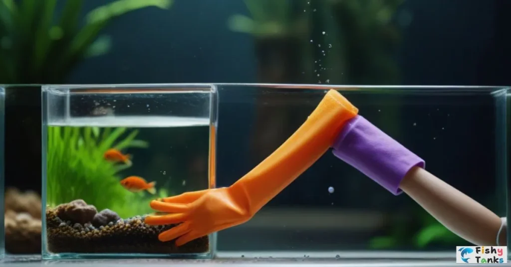 Clean a Fish Tank Glass