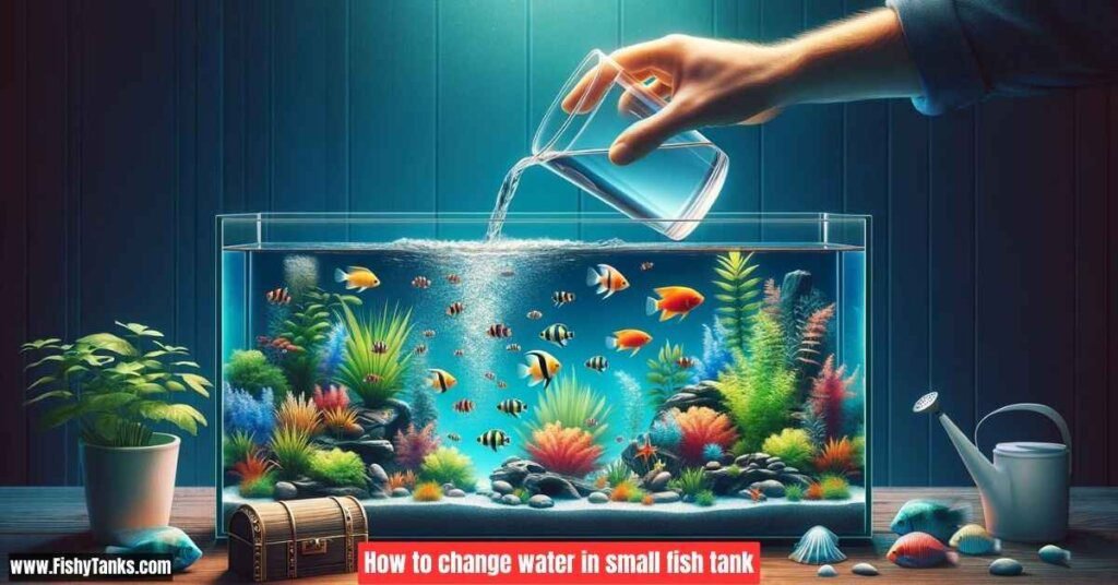 change water in small fish tank